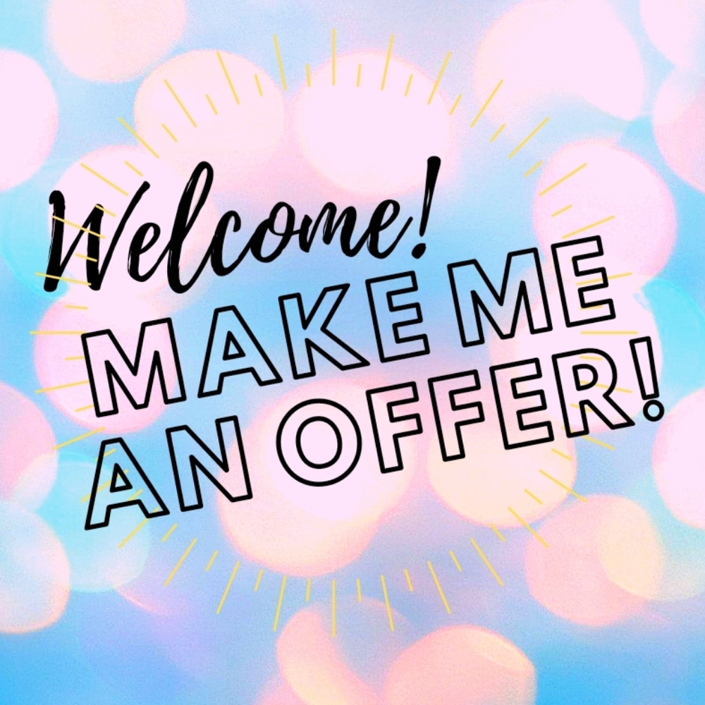 I welcome your offers! ☺